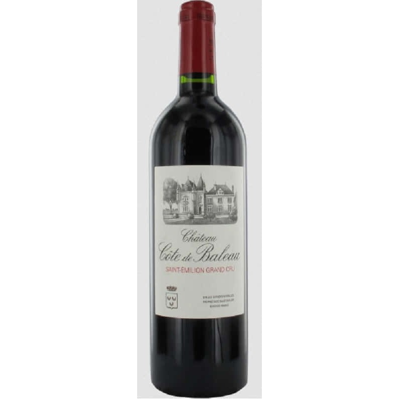 CHÂTEAU "CÔTE DE BALEAU" 2023 SAINT-ÉMILION GRAND CRU ROUGE 75 CL CRD - CAISSE BOIS DE 6 BT - French Wine 75cl